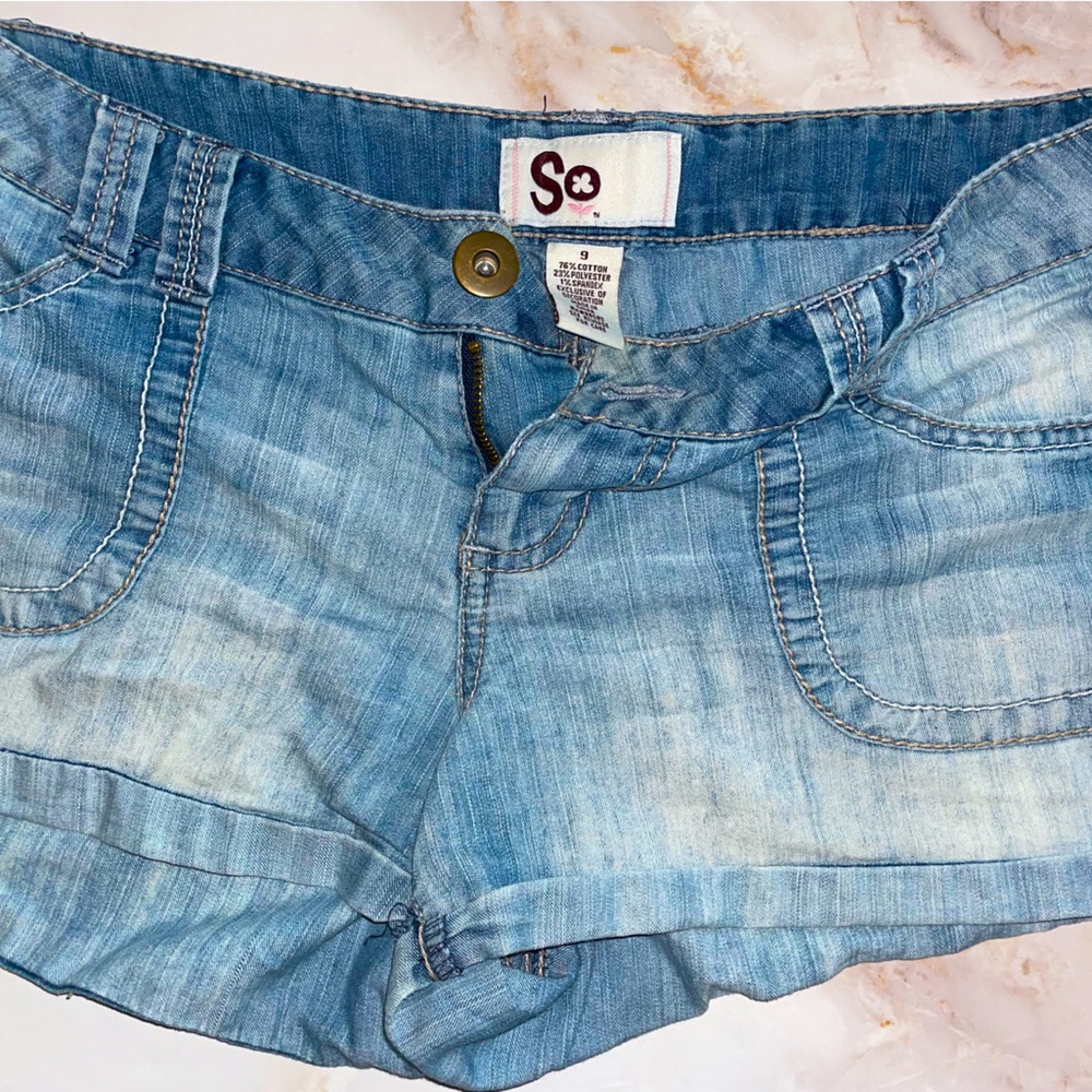 So brand  distressed Jean shorts